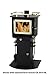 Cubic Cub Mini Wood Stove - CB-1008 (Black/Brass)