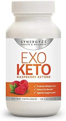 Premium Quality Formula Raspberry Ketones | EXO KETO | Assists in weight loss and acts as an appetite suppressant| 60 Capsules | One-Month Supply|