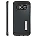 Spigen Slim Armor Galaxy S6 Edge Plus Case with Kickstand and Air Cushion Technology and Hybrid Drop Protection for Galaxy S6 Edge Plus 2015 - Metal Slate
