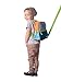 Alphabetz Dino Toddler Backpack with Safety Harness Leash, Blue, Green, Gray, Universal Size, for Boy