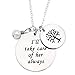 O.RIYA Stainless Steel Thank You For Raising The Man, I Will Take Care Of Her Always Necklace (Take-care-her-necklace)