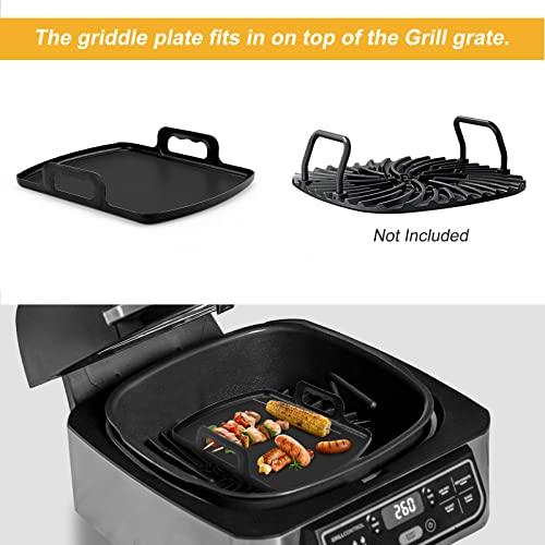 WADEO Grill Griddle Plate for Ninja Foodi Grill and Air Fryer, with