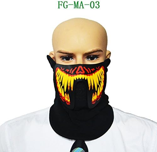 Goodjobb 1PC Bike Riding Night Light Mask/Face Mask Outdoor Protection Tools