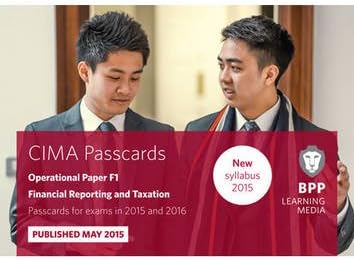 CIMA F1 Financial Reporting and Taxation: Passcards