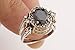 Turkish Handmade Special Design Jewelry 2 rings in 1 ring Reversible Oval Cut Peridot Topaz and Black Onyx 925 Sterling Silver Ladie's Ring All Size