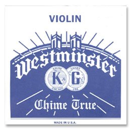 Westminster4/4 Violin E String - Thick Gauge #27.5 - Plain Steel - Ball End