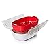 OXO 11185900 Good Grips Microwave Steamer, Medium, Red