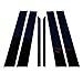 Ferreus Industries Piano Black Pillar Post Trim Cover fits: 2006-2011 Mercedes ML All Models PIL-113-GB-06