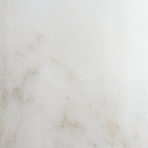 Amazon Brand Rivet MidCentury Modern Marble Pillar Table Desk Lamp with Light Bulb, 22"H