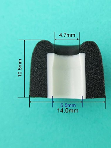 image for Zotech 6 Pair Memory Foam Replacement Earbuds, Ear Tips for JayBird Bl