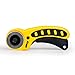 Crafty Cutter Sewing Fabric Cutter Quilting Tools for Sewing Fabric Crochet 45mm | New Safety Handle | Quilters Will Find as The Perfect Quilting Tool | Rotary Roller Fabric Cutter