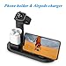 UPWADE Charging Stand for Apple Watch Charger Stand iPhone AirPods, Dock Station for AirPods Stand Charging Docks Holder, Support for Apple Watch/AirPods/iPhone Xs/X Max/XR/X/8/8Plus/7/6S Plus