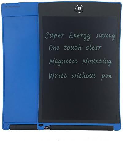 LCD Writing Tablet by FREEWISE 8.5-Inch Portable Drawing Board Graphics Paperless Notepad Gift in School House Office Car for Kids Designer Teacher Student (Blue)