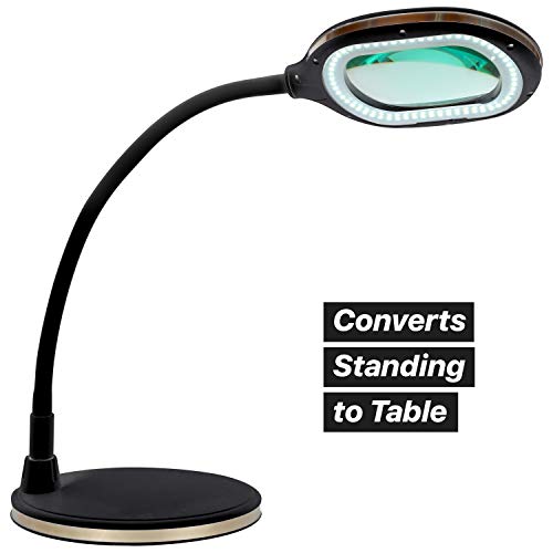Brightech LightView Pro 3 in 1 Magnifying Lamp Bright LED Light with