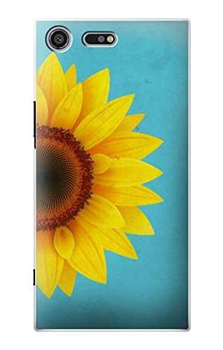 R3039 Vintage Sunflower Blue Case Cover for Sony Xperia XZ Premium