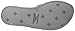 Dearfoams Women's Terry Slide Flat, Grey, Large / 9-10 B(M) US