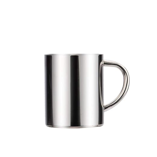 AvkhMbhj Acero Inoxidable Café Taza con Tapa, Resistente Calor ...