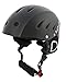 Lucky Bums Snow Sport Helmet, Matte Black, Large