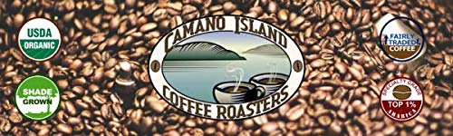 CAMANO ISLAND COFFEE ROASTERS VARIETAL SUPREMO ESPRESSO BLEND, GROUND 2LB, FRESH DARK ROAST, USDA ORGANIC, FAIRLY TRADED, SHADE GROWN ARABICA, CHOCOLATE, CARAMEL, HINT OF SPICE FLAVOR PROFILE