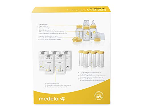 medela breast milk feeding gift set