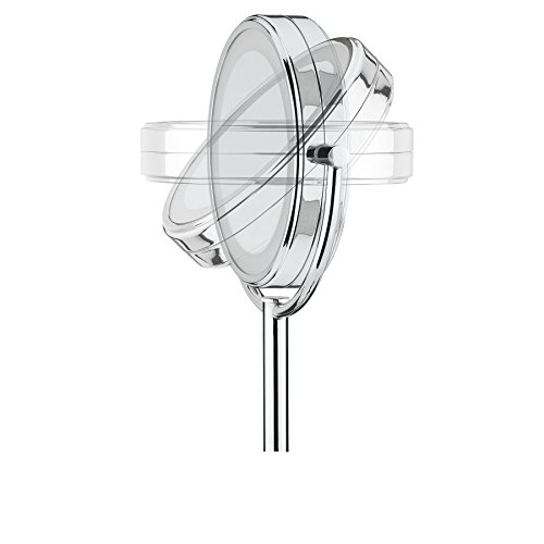 Conair DoubleSided Battery Operated Lighted Makeup Mirror Lighted Vanity Makeup Mirror; 1x/5x