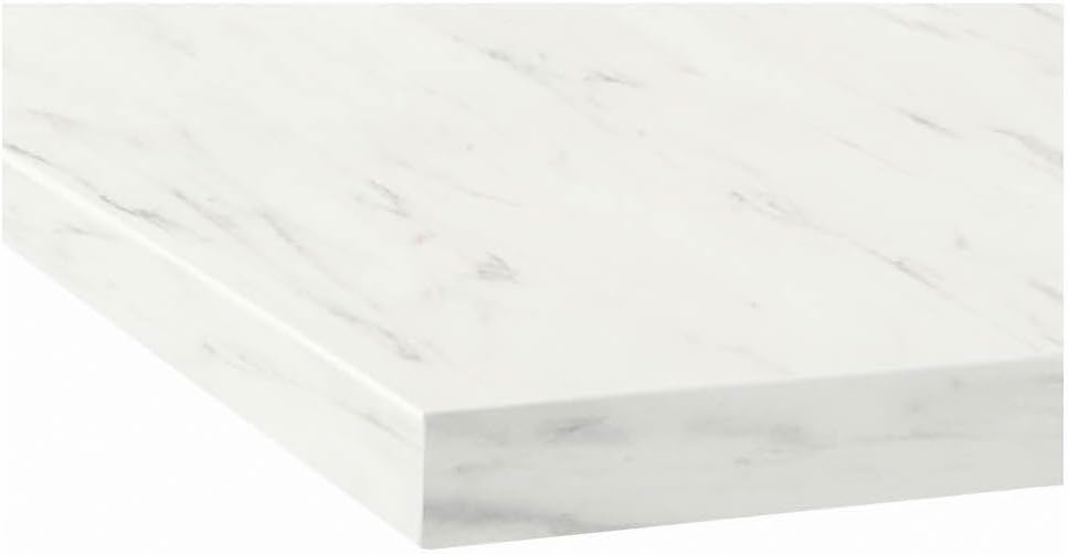 Ikea Asia Ekbacken Worktop White Marble Effect Amazon Ca Home