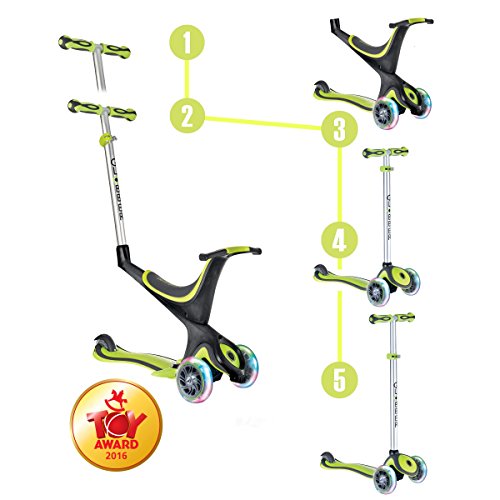 Buy Globber 3 Wheel Adjustable Height Scooter with Convertible Seat Kit