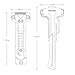 KOLTGOO Car Safety Hammer Emergency Escape Tool Life Saving Survival Kit 2 Pack Fluorescent Color Car Window Glass Breaker and Seat Belt Cutter