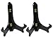 BANBERRY DESIGNS Black Wooden Easels Premium Quality - Folding Display Stand - 9