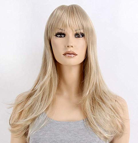 European And American Fashion Long Straight Hair Micro Scaling Air