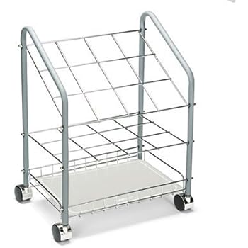 Wire Roll/File, 12 Compartments, 18w x 12-3/4d x 24-1/2h, Gray