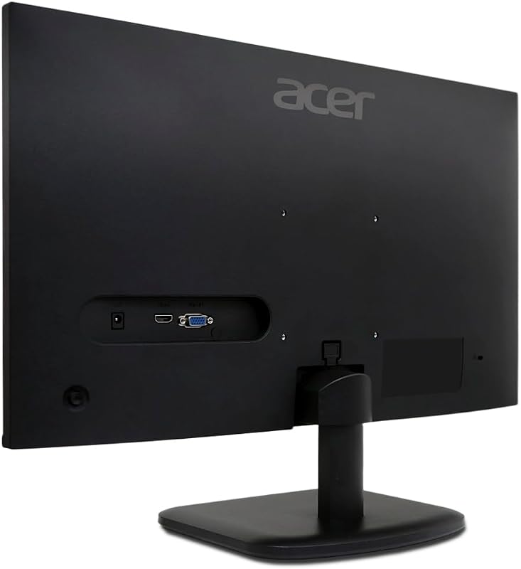 acer EK241Y G Monitor de 23,8 polegadas (ecrã de 60 cm) Full HD, IPS, HDMI de 120 Hz, VGA de 75 Hz, 4 ms (GTG), HDMI 1.4, VGA, AdaptiveSync