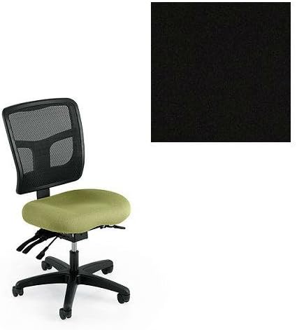 Office Master YS72-1140 Yes Series Mesh Back Multi Adjustable Ergonomic Office Chair - Grade 1 Fabric - Elements Carbon Black