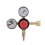 Taprite T742HP Primary Double Gauge CO2 Regulator, Brass