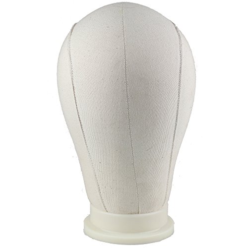 image for Dreambeauty Water Repellant Canvas Wig Head for Wig Making Styling and