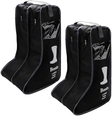 bag for rain boots Amazon.com | PATIKIL Boots Storage Bags, 2 Pack Waterproof Tall/Short Boot  Carry Bag Boots Organizer Protector Bag for Travel, Black