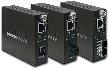 PlanetTECHNOLOGY GST-802S 10/100/1000TX to 1000LX Smart Gigabit Converter (SM, SC, 10Km)