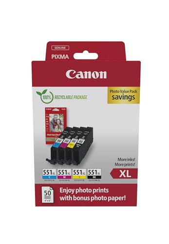 Canon CLI-551XL Original Druckerpatronen Multipack