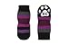 RC Pet Products Pawks Dog Socks, X-Large, Purple Stripes