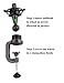 Kalyx Mannequin Head with Human Hair Cosmetology Manikin Male Mannequin Head Beard for Barber Shops Practice Cutting Styling and Free Clamp Stand(KAXE51 Brown)