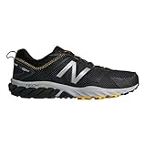 New Balance Men's MT610V5 Trail Shoe, Black/Gold Rush, 10.5 D US