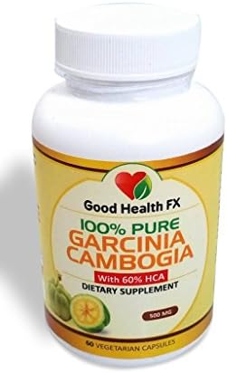 Good Health FX Garcinia Cambogia Extract Vegetarian Weight Loss Supplement Lose Weight Now with a Full 30 Day Supply of These Vegetarian V Cap Softgel Capsules