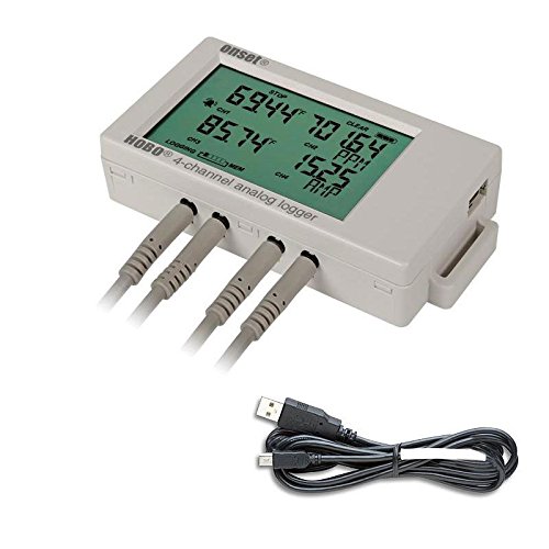 Onset HOBO UX120006M 4Channel Analog Data Logger w/USB Cable