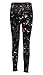 KaKaxi 80s Women's Paint Neon Splatter Leggings(XS-XL, Neon Splatter)