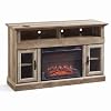 Better Homes and Gardens Crossmill Fireplace Media Console, Weathered Finish