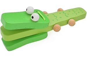 Crocodile Wood Castanet Plays Random Style Musical Instruments New Released and Popular