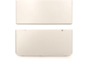 Hzxkqmil Front Back Housing Shell Case Cover Top/Bottom Faceplate Plates Replacement for Nintendo New 3DS Console (White)