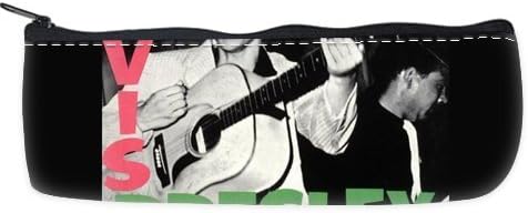 Elvis Presley Pencil Case School Pencil Case Cosmetic Makeup Bag Storage Student Stationery Zipper Wallet by AD GAINAI