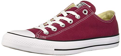 Converse Chuck Taylor All Star Low Top Sneakers, Maroon, 10 M US