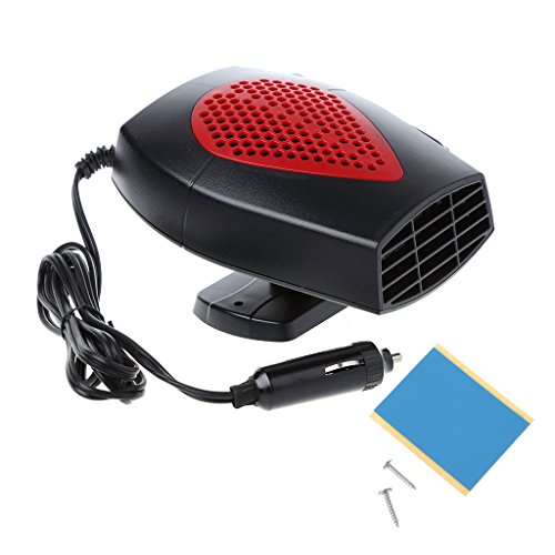 cici store 12V Portable Car Fan Heater - Warmer and Defroster Demister - Easy Snow Removal (red)